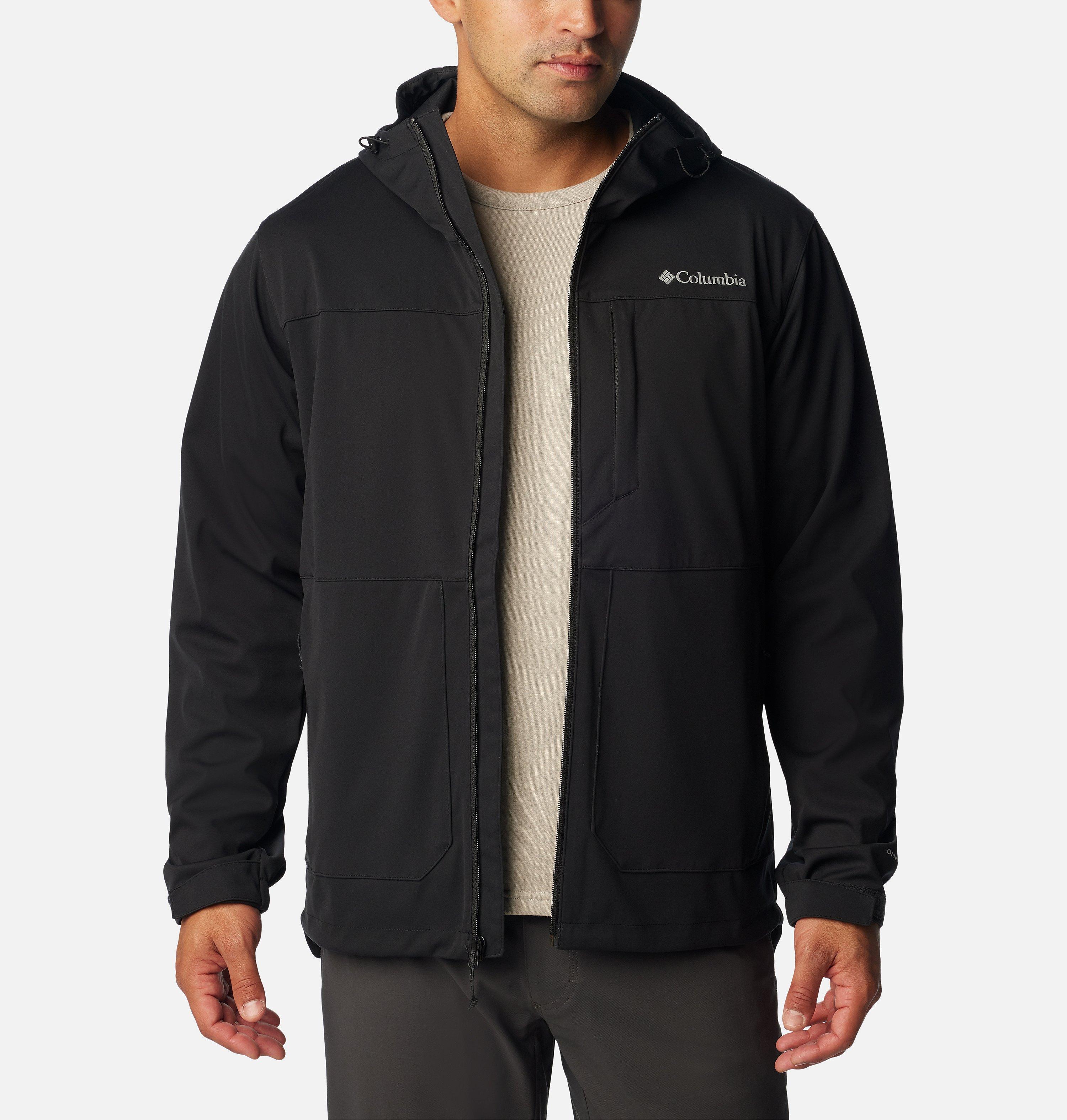 Men's Black Mesa Hooded Softshell Jacket 7