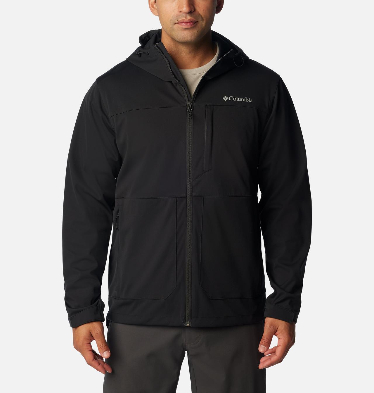 Men's Black Mesa™ Hooded Softshell Jacket 1