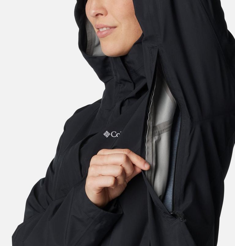 Giacca shell da hiking impermeabile Wahkeena Falls 3L da donna, Color: Black, image 7