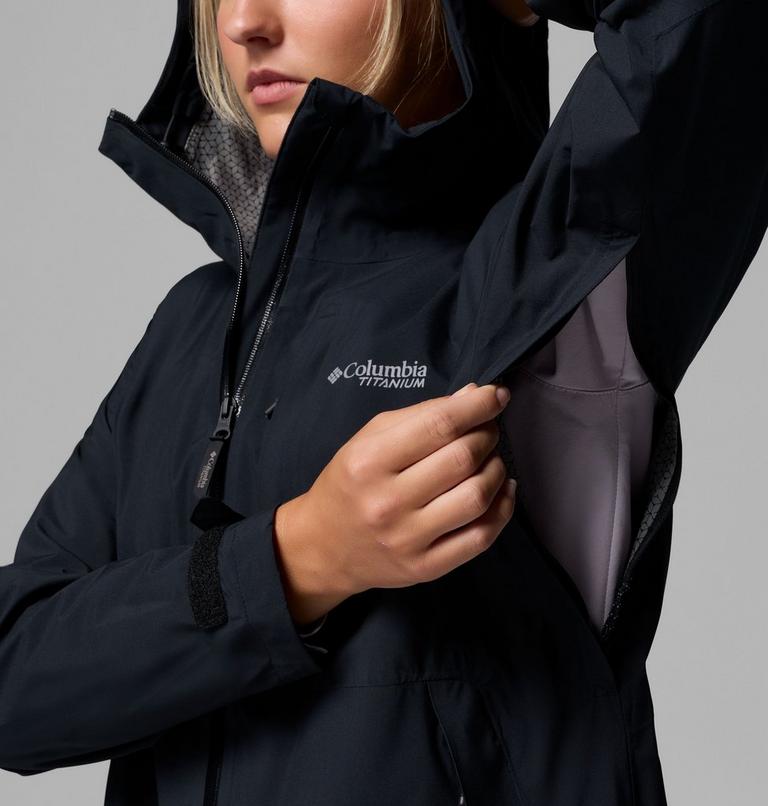 Chaqueta de senderismo impermeable Ampli-Dry II para mujer | 010 | XS, Color: Black, image 9