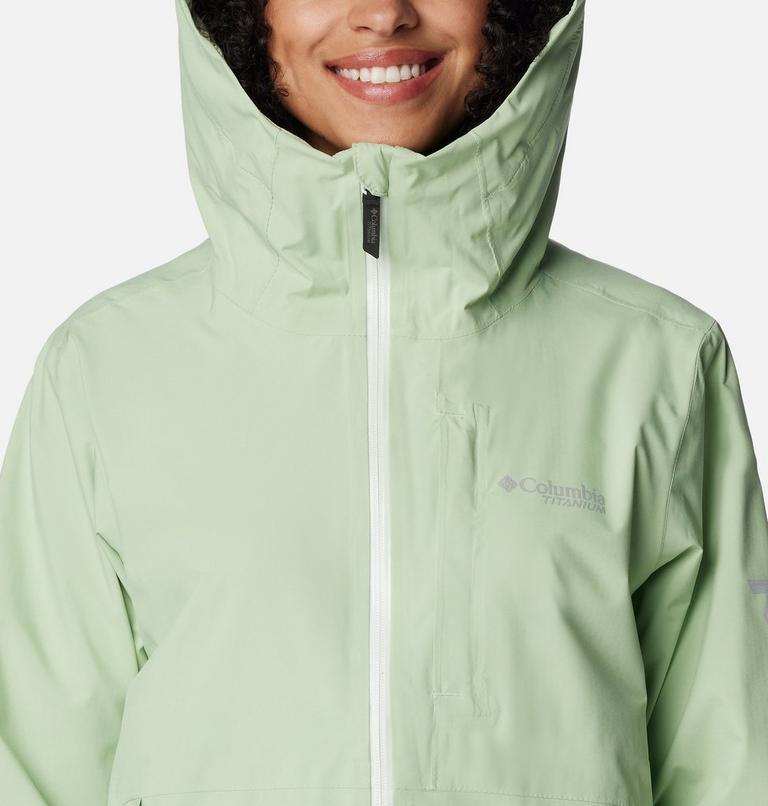 Women's Ampli-Dry II Waterproof Hiking Shell Jacket, Color: Sage Leaf, image 4