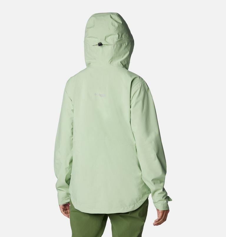 Women's Ampli-Dry II Waterproof Hiking Shell Jacket, Color: Sage Leaf, image 2