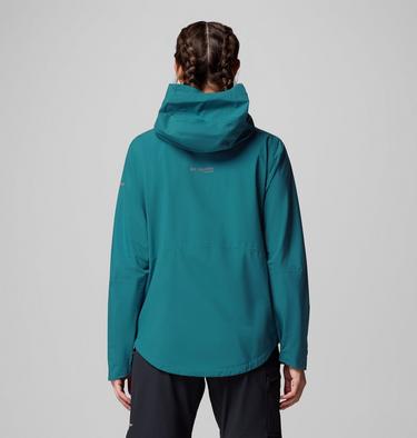 Women's Ampli-Dry II Waterproof Hiking Shell Jacket, Color: River Blue, image 11