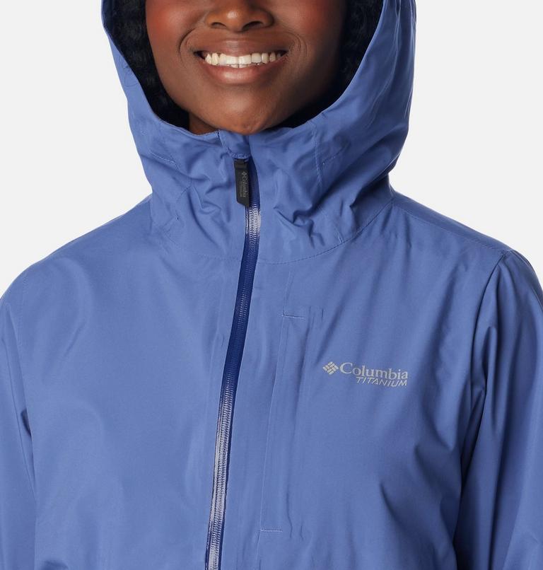 Women's Ampli-Dry II Waterproof Hiking Shell Jacket, Color: Eve, image 4