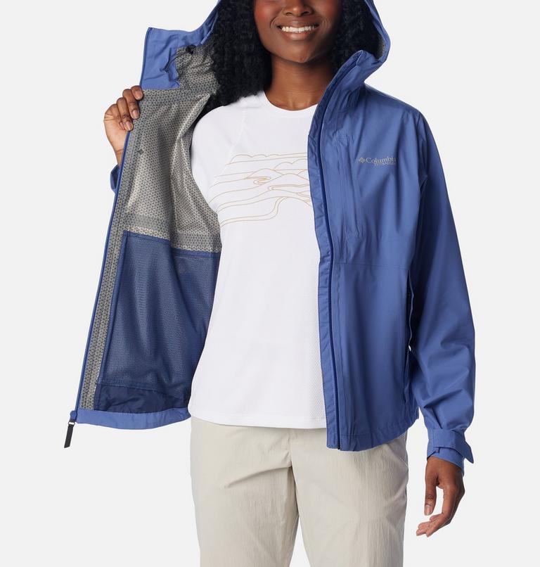 Women's Ampli-Dry II Waterproof Hiking Shell Jacket, Color: Eve, image 5