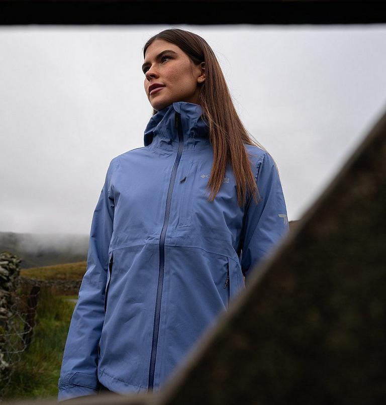Women's Ampli-Dry II Waterproof Hiking Shell Jacket, Color: Eve, image 12