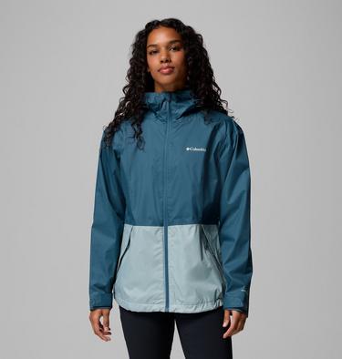 Women's Inner Limits III Waterproof Jacket, Color: Everblue, Crushed Blue, image 3
