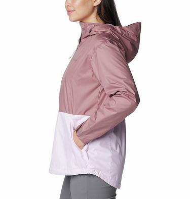 Women's Inner Limits III Waterproof Jacket, Color: Fig, Pink Dawn, image 23