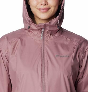 Women's Inner Limits III Waterproof Jacket, Color: Fig, Pink Dawn, image 24