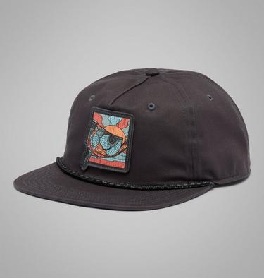 Unisex PFG Back Tack Snap Back, Color: Shark, Sunset Fish Graphic, image 3
