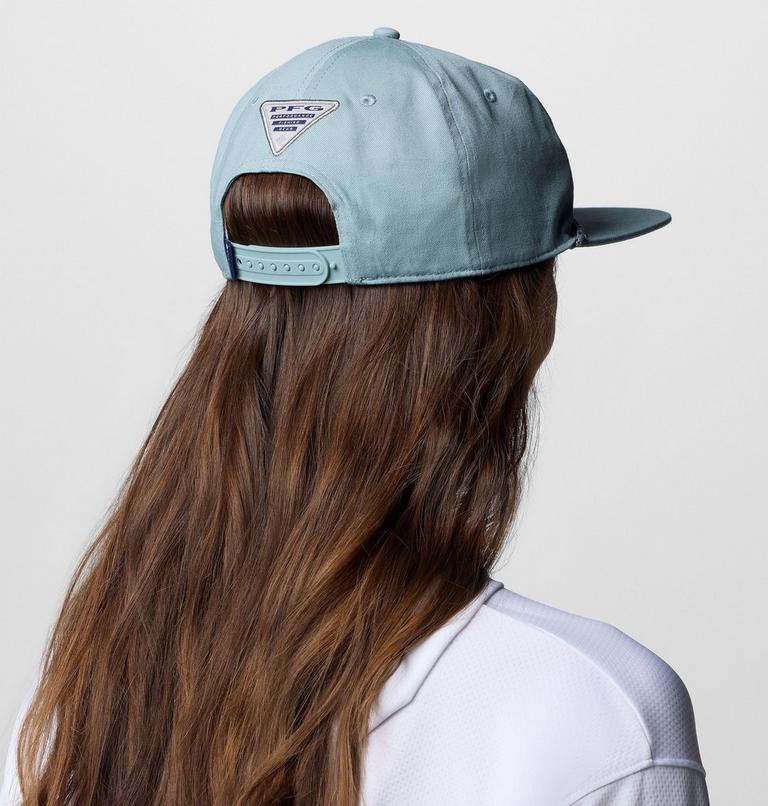 Unisex PFG Back Tack Snap Back, Color: Crushed Blue, Redfish Shine, image 6