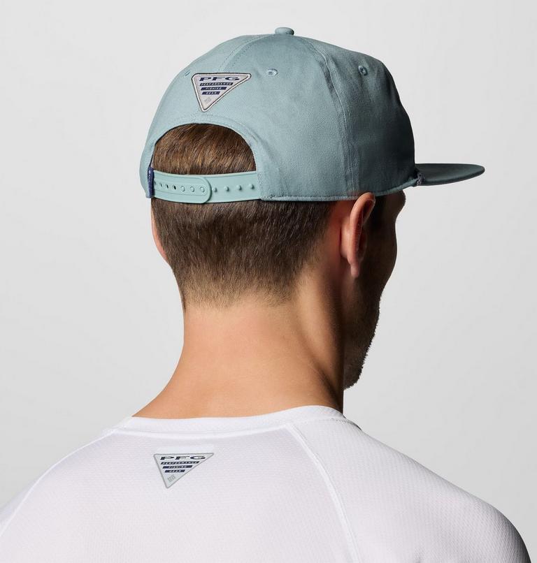 Unisex PFG Back Tack Snap Back, Color: Crushed Blue, Redfish Shine, image 4