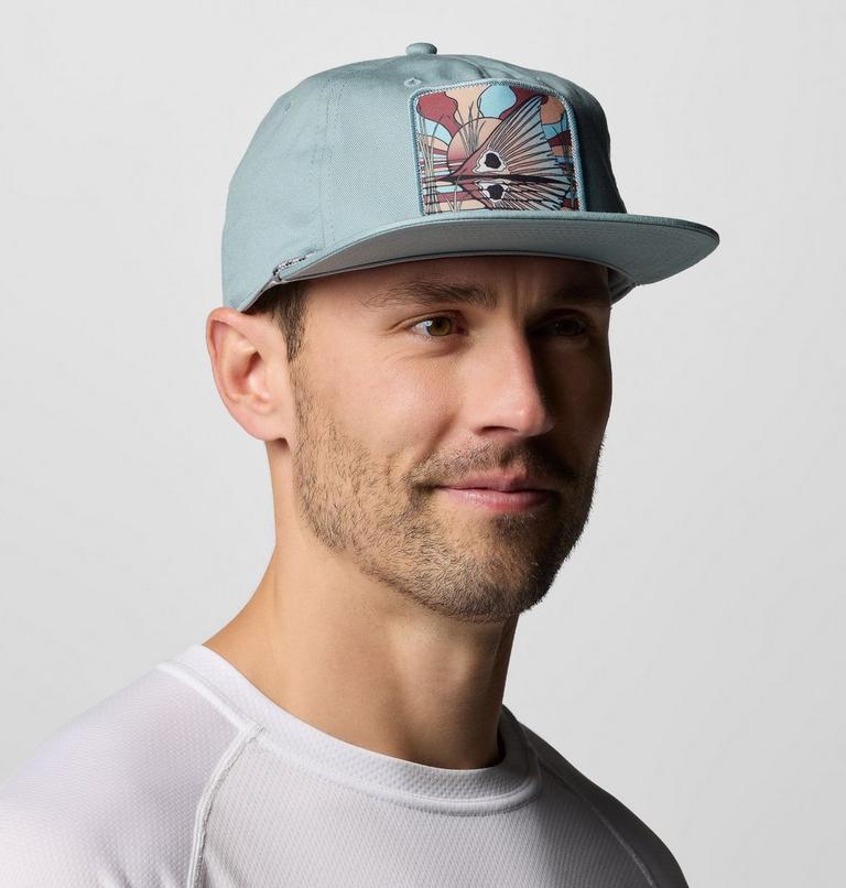 Unisex PFG Back Tack Snap Back, Color: Crushed Blue, Redfish Shine, image 3
