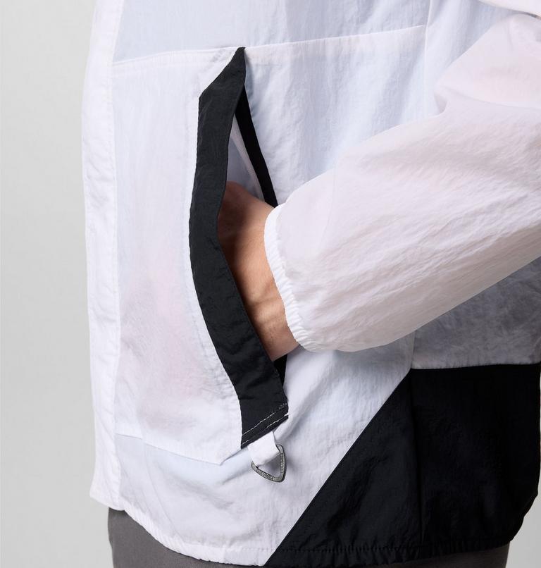 Men's Challenger II Windbreaker, Color: White, Black, image 5