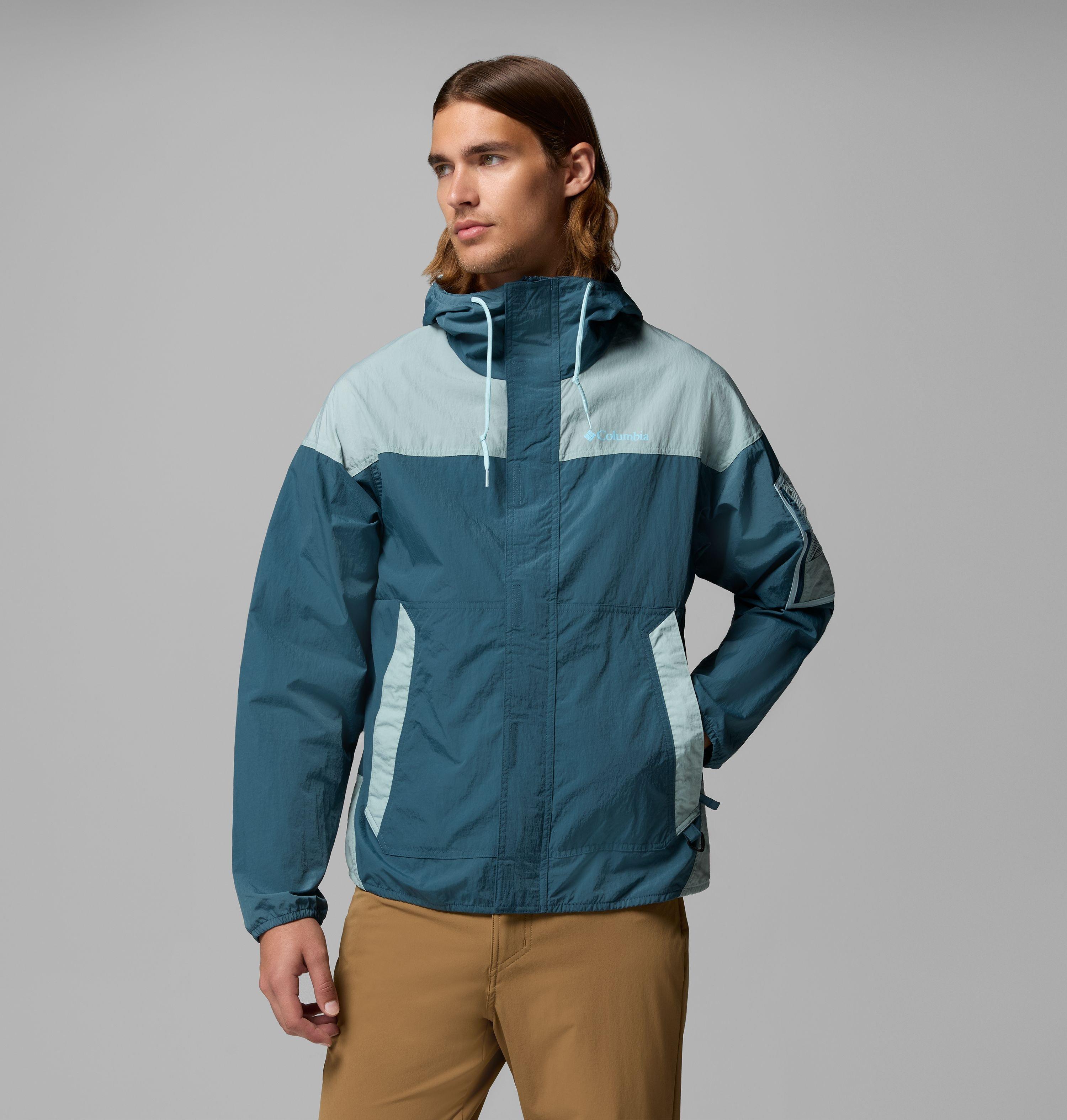 Columbia Sportswear Men's Blue Columbia - Challenger™ Ii Windbreaker - Ever, Crushed Small