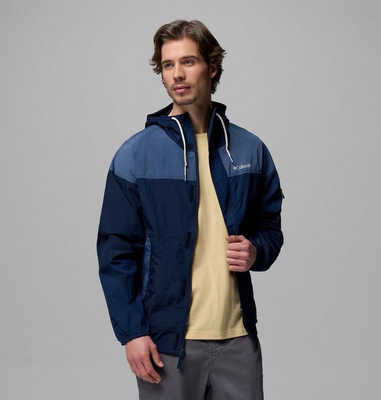 Cortavientos Challenger II para hombre, Color: Collegiate Navy, Dark Mountain, image 5