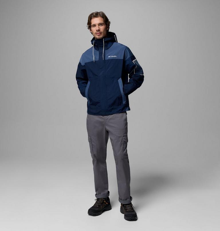 Cortavientos Challenger II para hombre, Color: Collegiate Navy, Dark Mountain, image 2