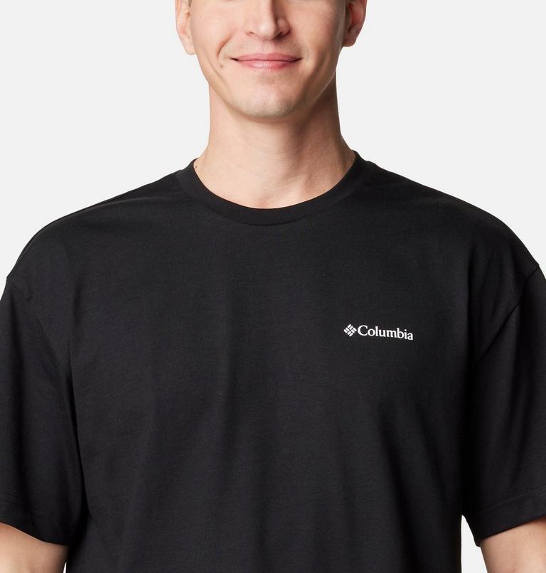 Men's Burnt Lake Graphic T-shirt, Color: Black, Branded Jumble, image 4
