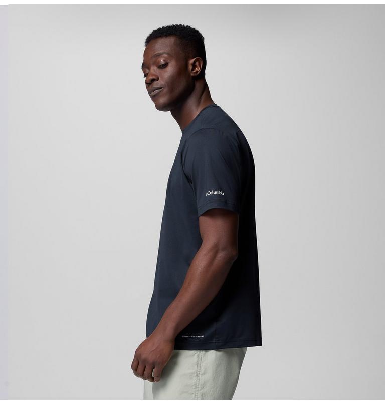 Ice Lake II SS Tee, Color: Black, Peak Direction, image 4