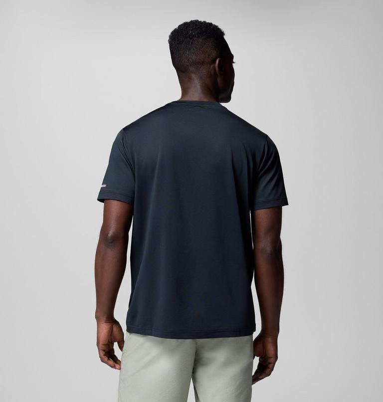 Ice Lake II SS Tee, Color: Black, Peak Direction, image 3