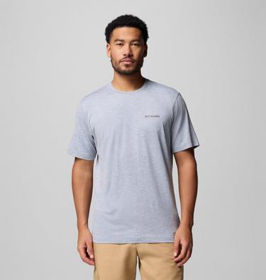 Kwick Hike Technical Graphic T-Shirt für Männer, Color: Tradewinds Grey Heather, Linescape, image 11