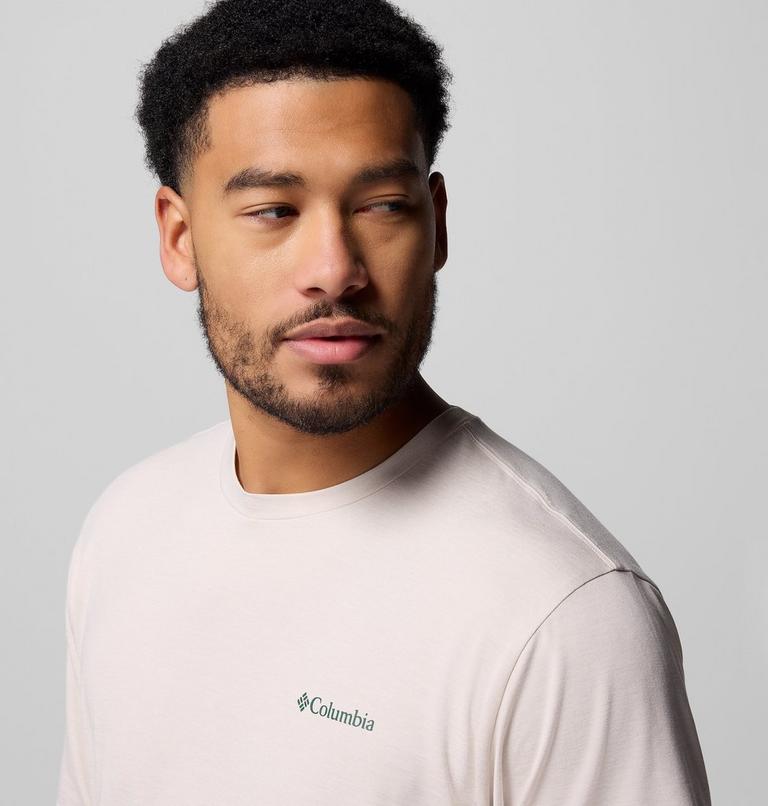 Kwick Hike Back Graphic SS Tee, Color: Dark Stone Heather, Linescape, image 5