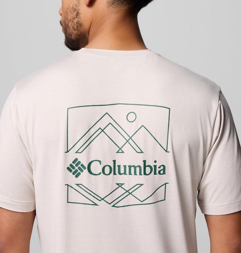 Kwick Hike Back Graphic SS Tee, Color: Dark Stone Heather, Linescape, image 6