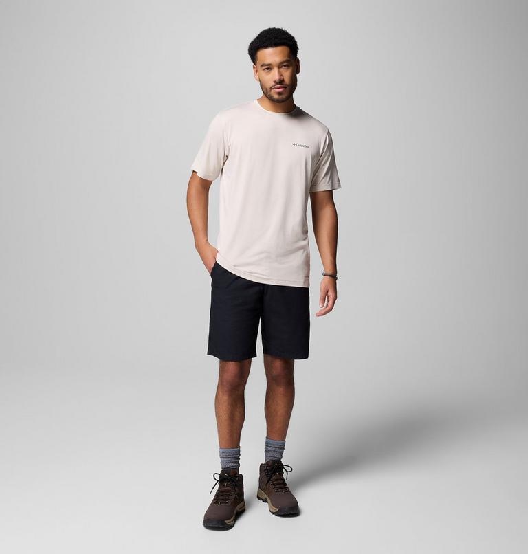 Kwick Hike Back Graphic SS Tee, Color: Dark Stone Heather, Linescape, image 2