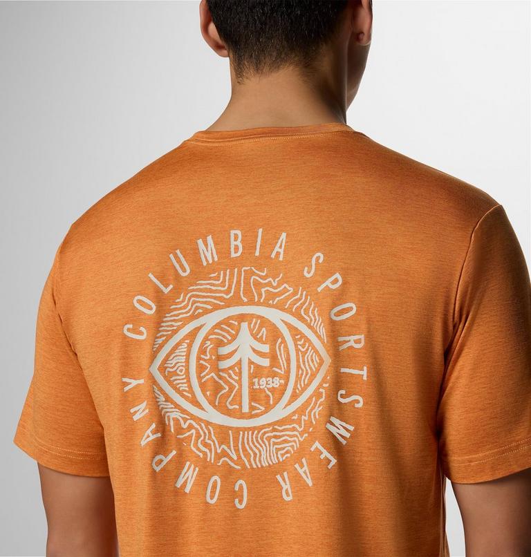 Men's Kwick Hike Technical Graphic T-Shirt, Color: Tuscan Heather, Planet Watch, image 5