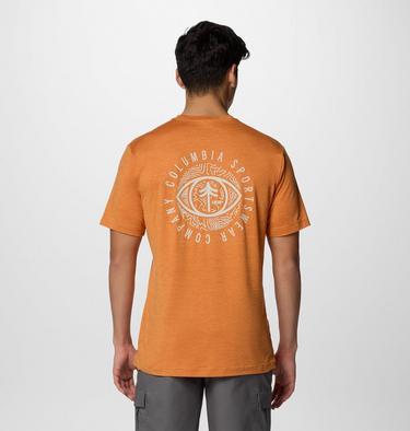 Kwick Hike Back Graphic SS Tee, Color: Tuscan Heather, Planet Watch, image 1