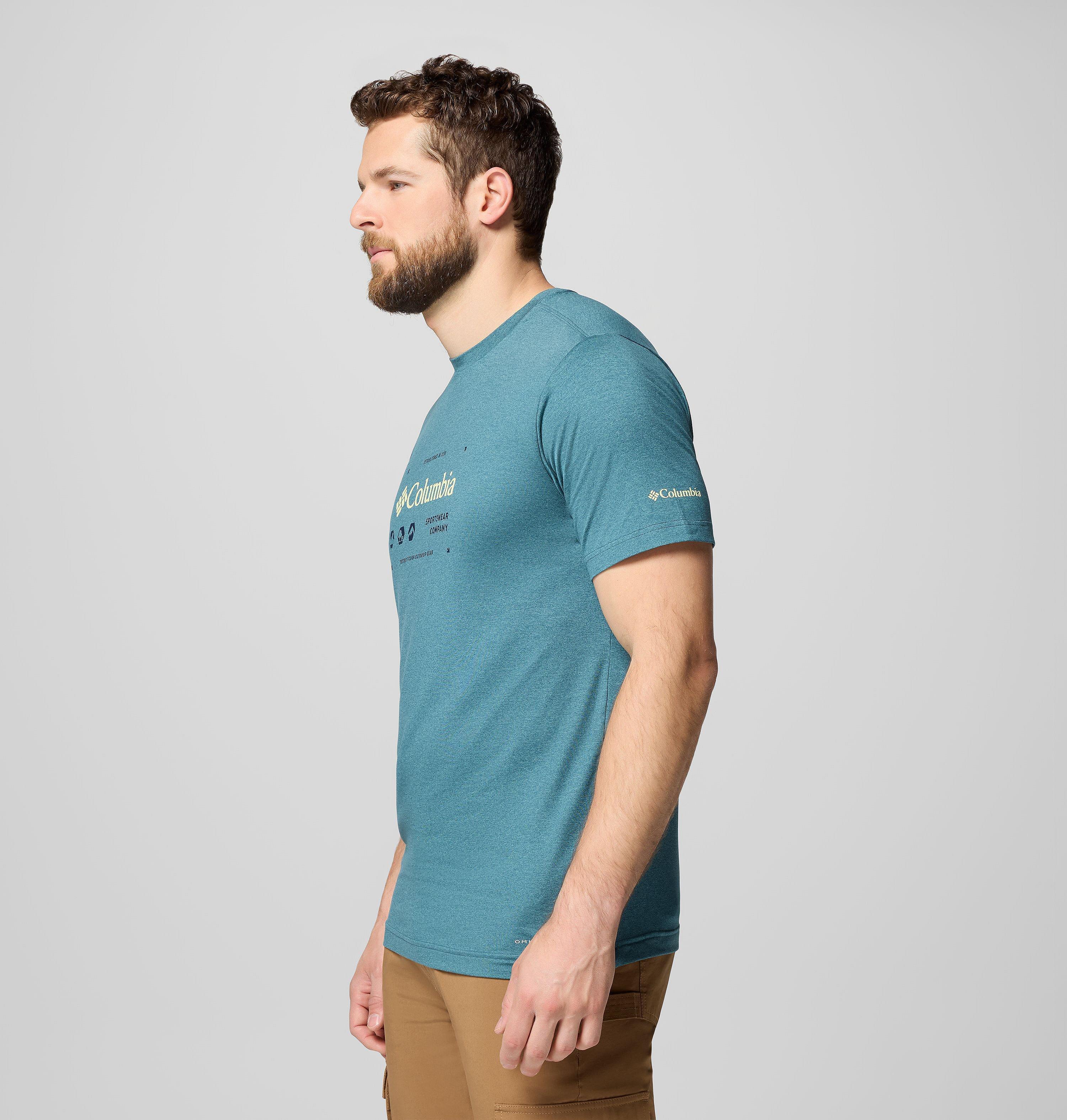 T-shirt à manches courtes avec imprimé Kwick Hike pour homme 4