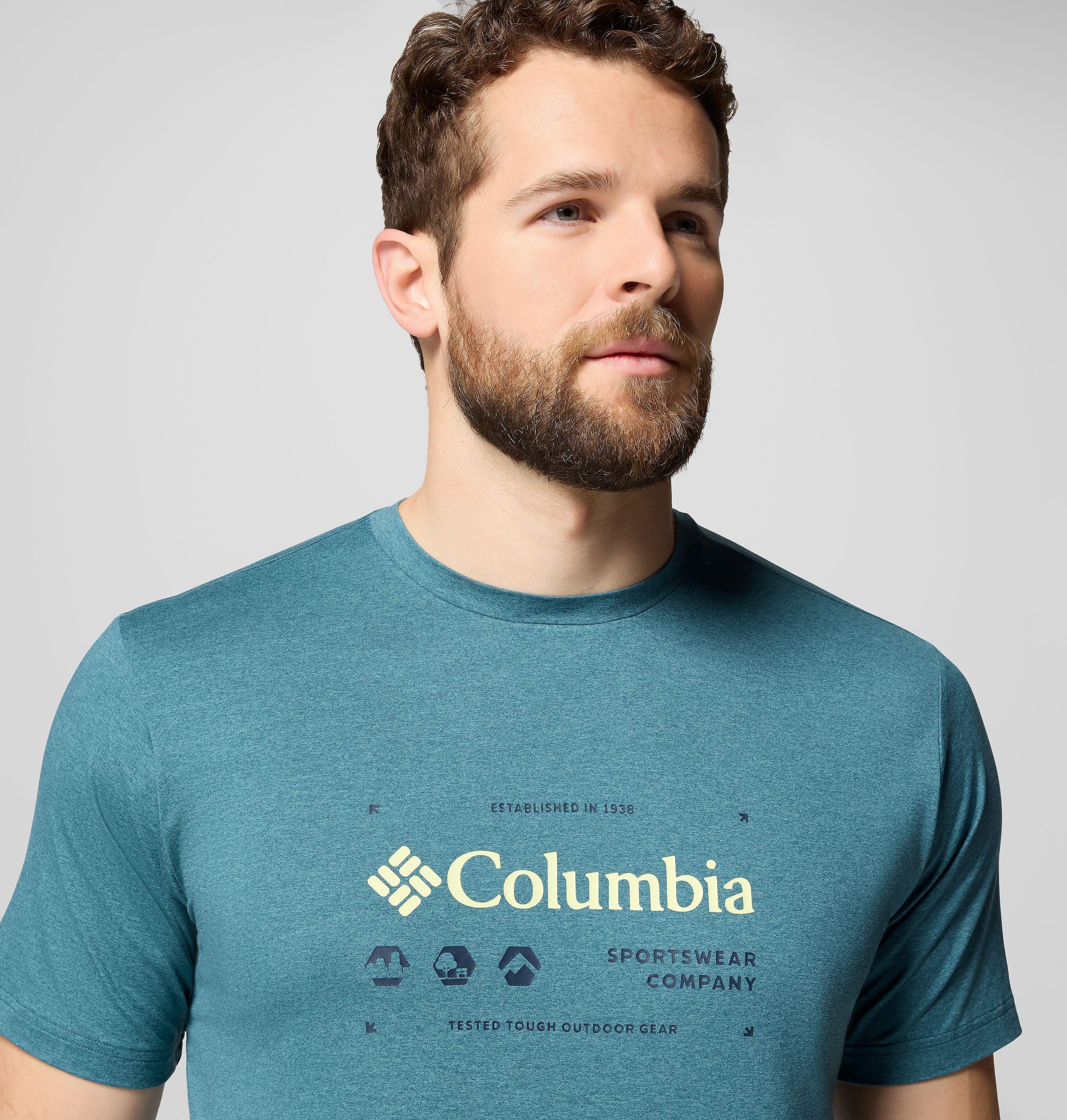T-shirt à manches courtes avec imprimé Kwick Hike pour homme 5