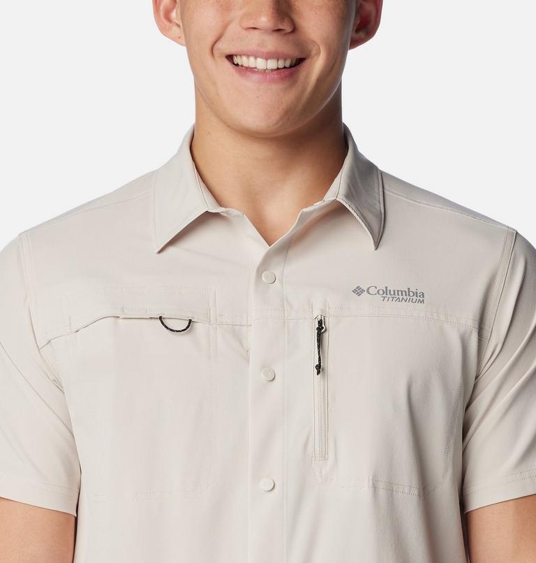 Men's Summit Valley Short Sleeve Technical Shirt, Color: Dark Stone, image 4