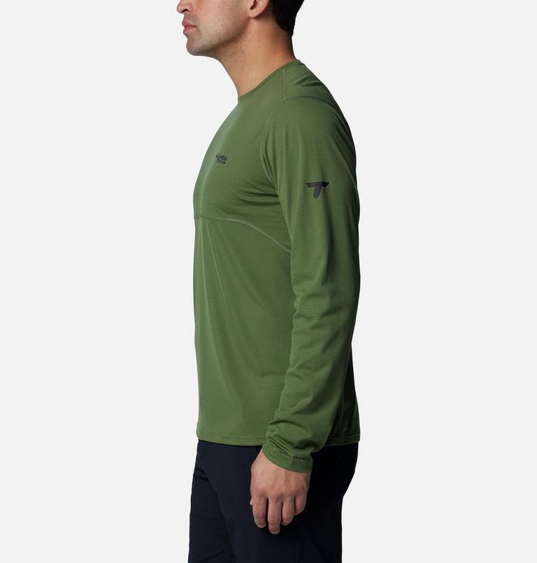 Men's Cirque River Technical Long Sleeve T-Shirt, Color: Canteen, image 3