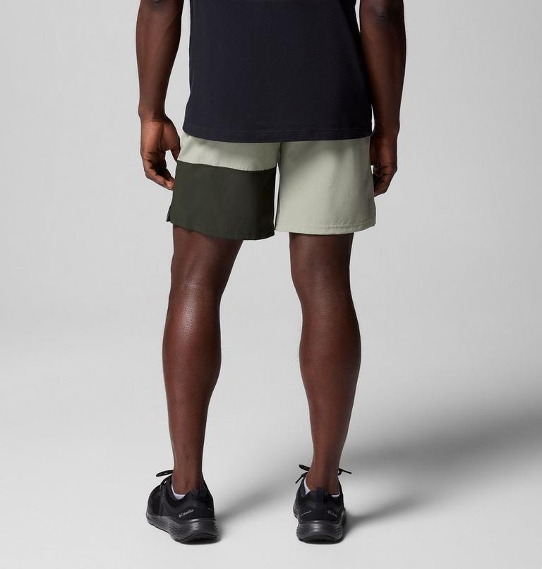 Columbia Hike Color Block Short, Color: Safari, Greenscape, image 3