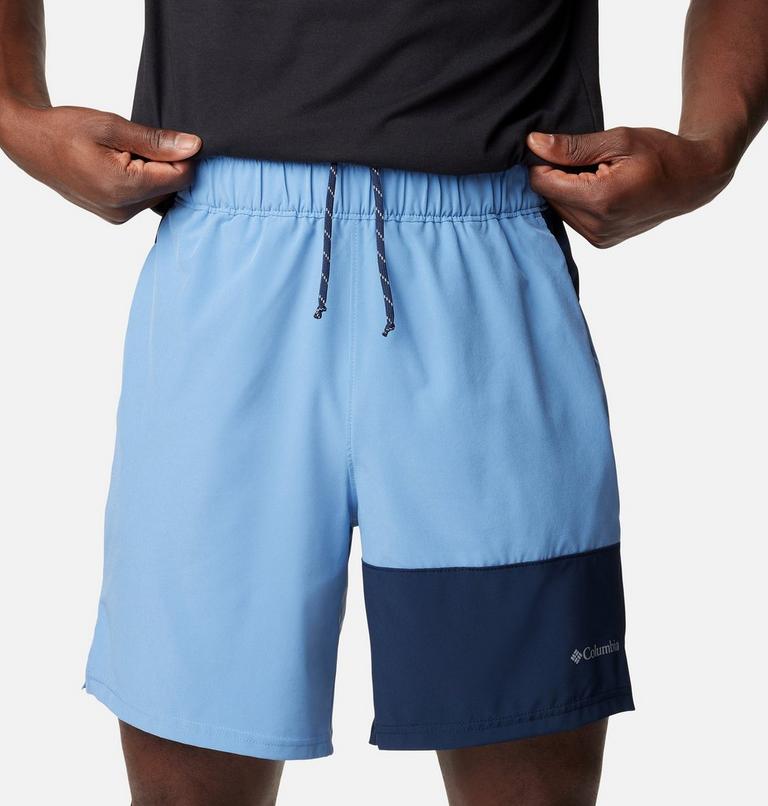 Men's Columbia Hike Colour Block Hiking Shorts, Color: Skyler, Collegiate Navy, image 4
