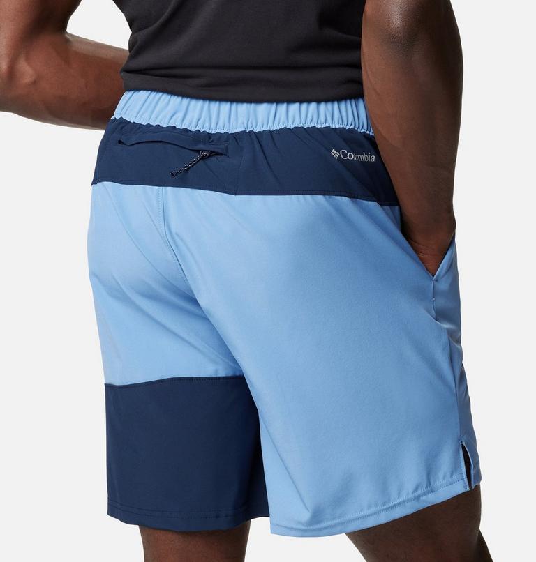 Men's Columbia Hike Colour Block Hiking Shorts, Color: Skyler, Collegiate Navy, image 5