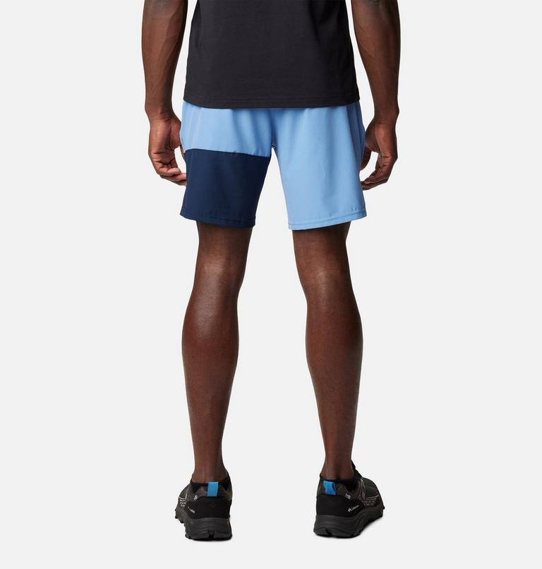 Men's Columbia Hike Colour Block Hiking Shorts, Color: Skyler, Collegiate Navy, image 2