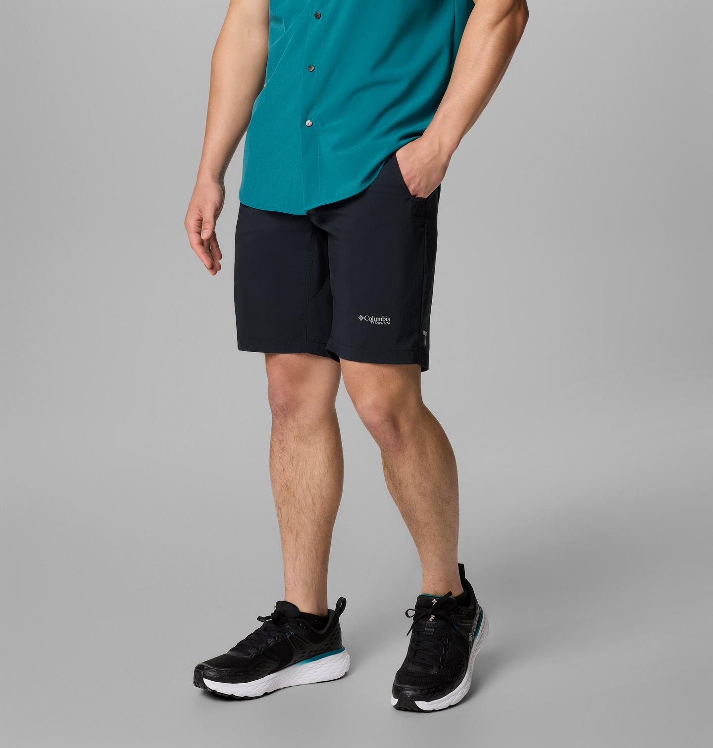 Мужские шорты Columbia Wanoga Lightweight, цвет: Чёрный — фото 4