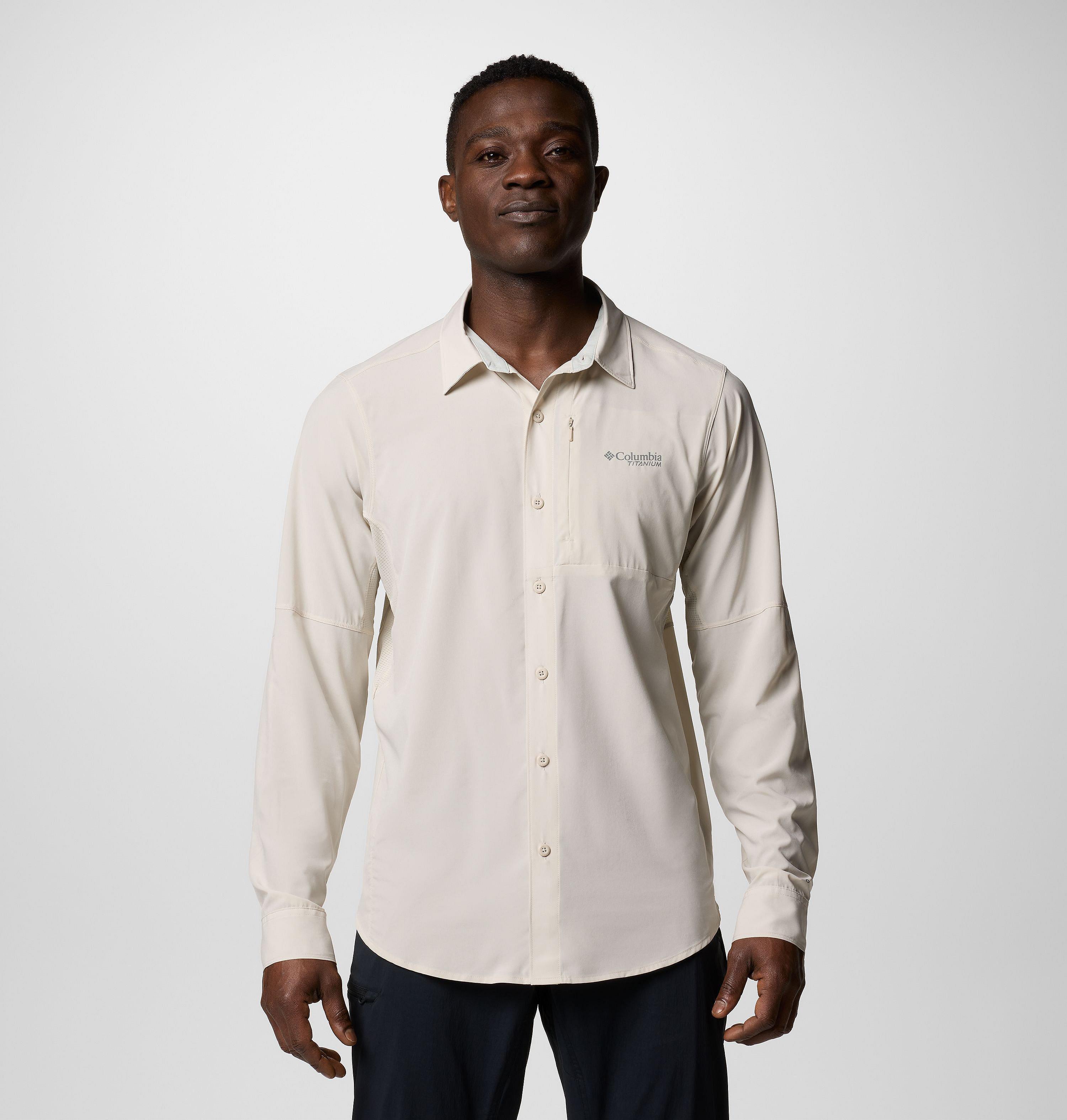 Men's Cirque River Vented Woven Long Sleeve Shirt 1