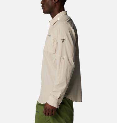 Men's Cirque River Technical Shirt, Color: Dark Stone, image 3