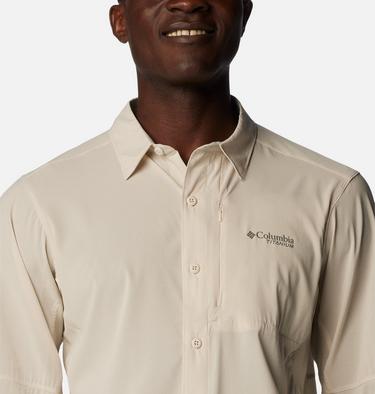 Men's Cirque River Technical Shirt, Color: Dark Stone, image 4