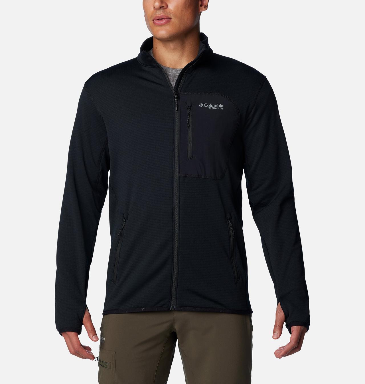 Manteau à fermeture éclair en tissu polaire quadrillé Triple Canyon™ pour homme 1