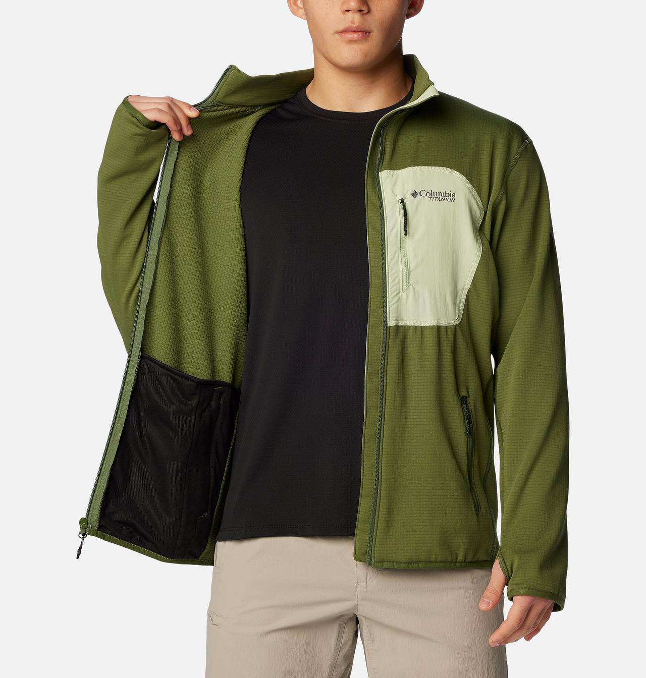 Manteau à fermeture éclair en tissu polaire quadrillé Triple Canyon™ pour homme 5