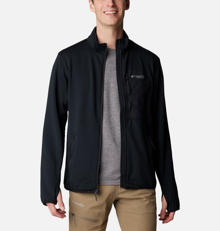 Men's Triple Canyon Grid Fleece, Color: Black, image 7