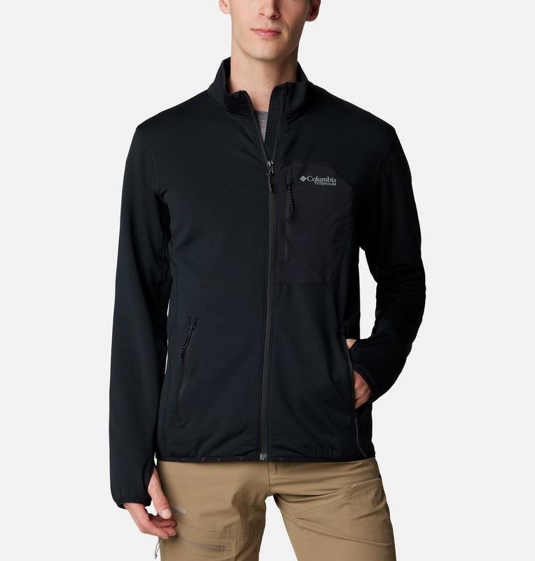 Men's Triple Canyon Grid Fleece, Color: Black, image 1