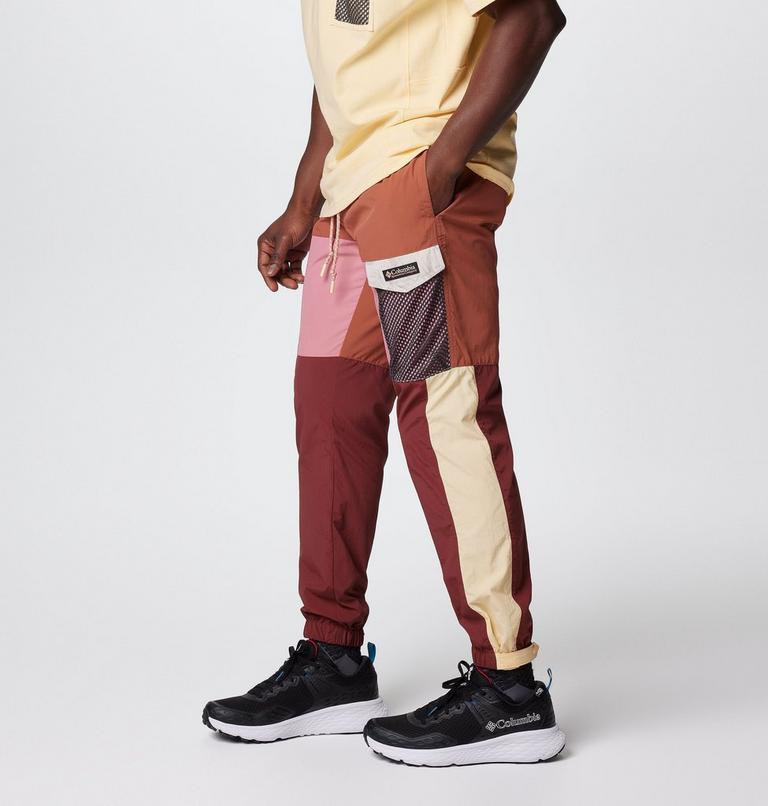 Men's Painted Peak Wind Pants, Color: Spice, Auburn, Pink Agave, image 4