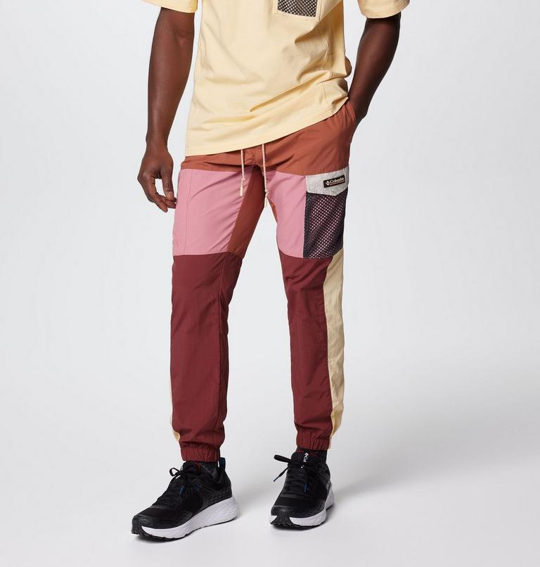 Men's Painted Peak Wind Pants, Color: Spice, Auburn, Pink Agave, image 1