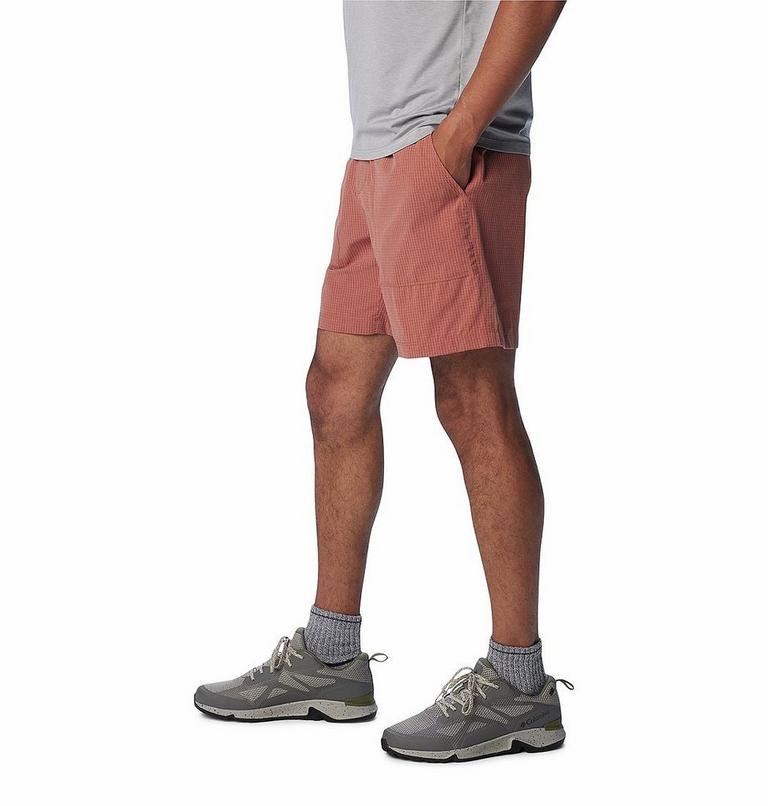 Men's Black Mesa Lightweight Shorts, Color: Auburn, image 3