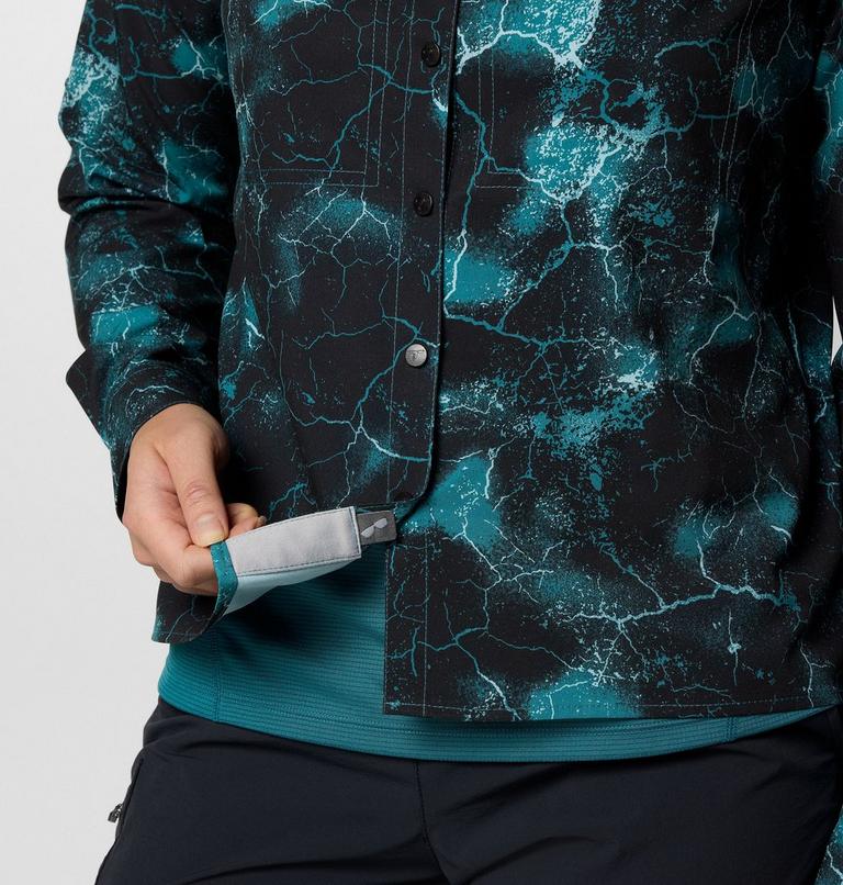 Summit Valley Woven Long Sleeve Shirt, Color: River Blue Cracked Earth, image 6